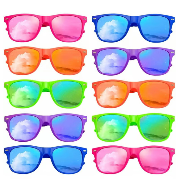 SUNOVELTIES 10 Pack Rectangle Sunglasses - Picture 1 of 1